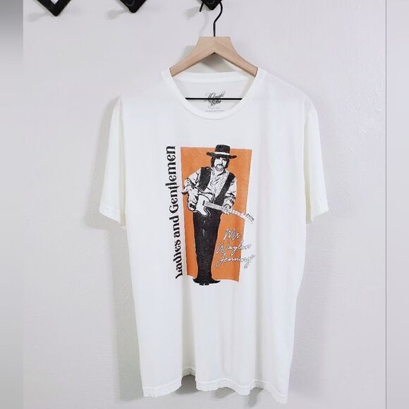 NWOT Midnight Rider Ladies & Gentlemen Waylon Jennings Unisex Tee Sz Extra Large - Picture 6 of 15